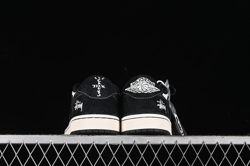 Nike Air Jordan 1 Low Travis Scott Fragment Design White Black Sneakers
