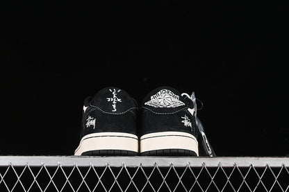 Nike Air Jordan 1 Low Travis Scott Fragment Design White Black Sneakers