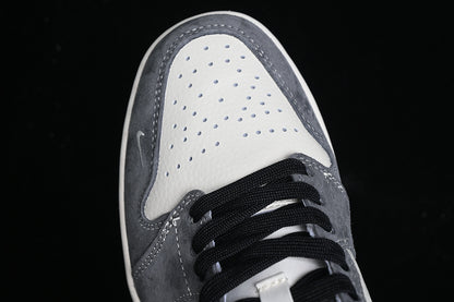 Nike Air Jordan 1 Low Black White Wolf Grey Sneakers