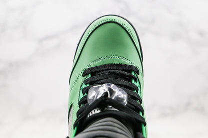 Nike Air Jordan 5 Oregon Ducks PE Player Green Sneakers