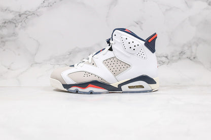 Nike Air Jordan 6 Retro Tinker 2018 White Gray Infrared Sneakers
