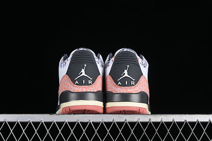 Nike Air Jordan 3 Retro GS White Anthracite Red Stardust Sneakers
