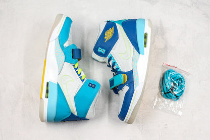 Nike Air Jordan Legacy 312 Just Fly White Blue Sneakers