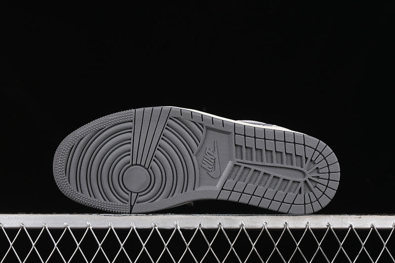 Nike Air Jordan 1 Low White Grey Gold Sneakers