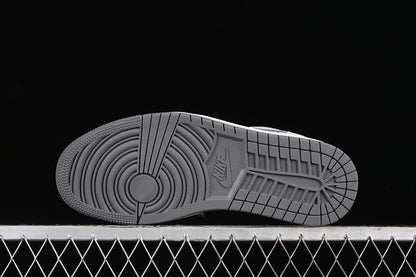 Nike Air Jordan 1 Low White Grey Gold Sneakers
