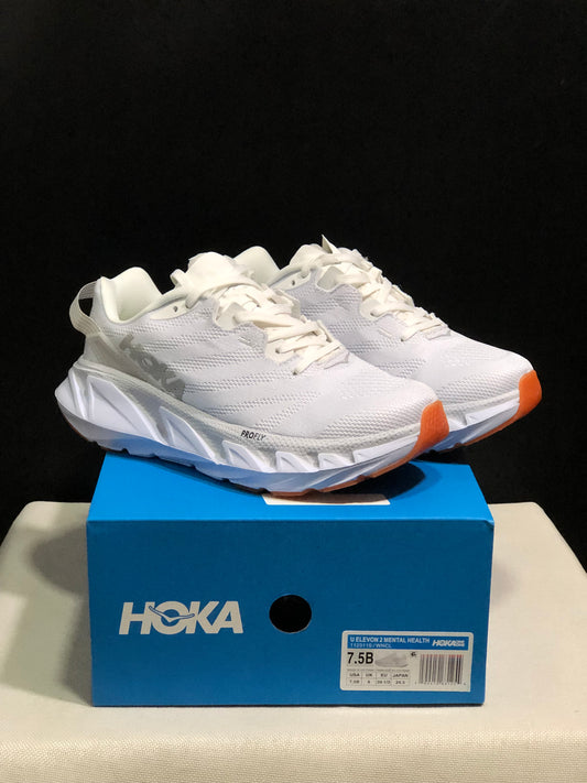 Hoka One One Elevon 2 Anti-slip Wear-resistant Running Shoes Sneakers White