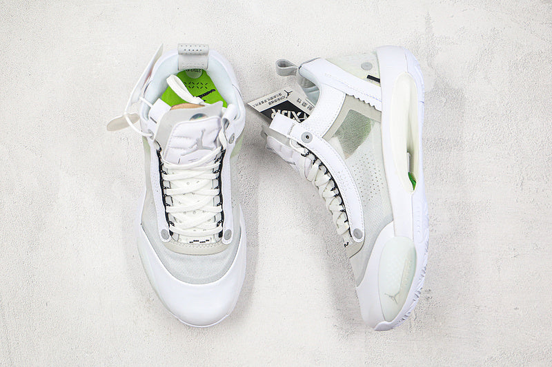 Nike Air Jordan 34 Low PF White Sneakers