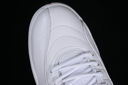 Nike Air Jordan 12 Retro Phantom Metallic Gold White Sneakers