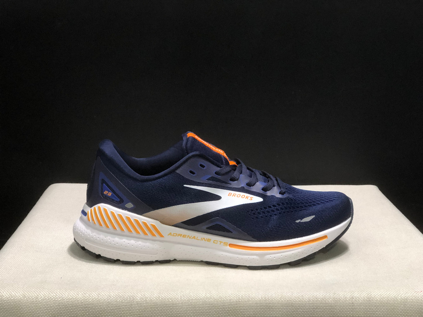 Brooks Adrenaline GTS 23 Shock-absorbing Wear-resistant Low-top Running Shoes Blue/Orange