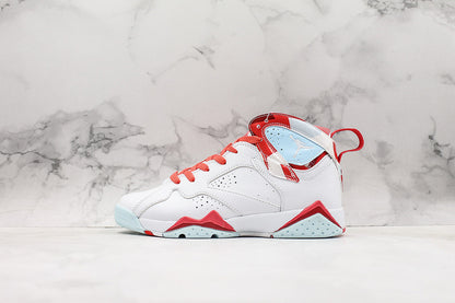 Nike Air Jordan 7 Retro Mist White Red Sneakers