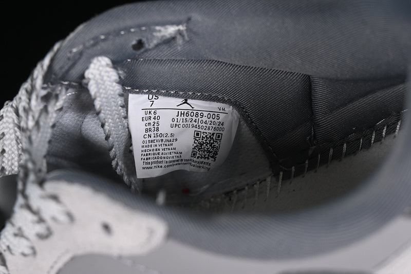 Travis Scott Fragment Design Nike Air Jordan 1 Low Supreme OG SP Grey White Sneakers