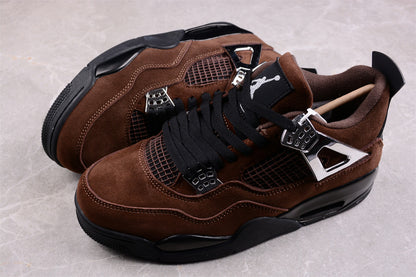 Nike Air Jordan 4 Retro Black Brown Sneakers