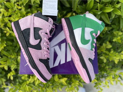 Nike SB Dunk High Pro Premium Invert Celtics Pink Black Sneakers
