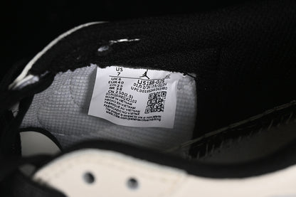 Travis Scott Fragment Design Nike Air Jordan 1 Low OG SP Black White Casual Sports Shoes