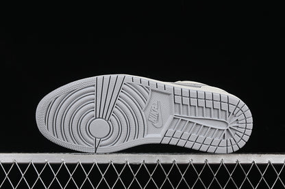 Nike Air Jordan 1 Low White Grey Silver Sneakers