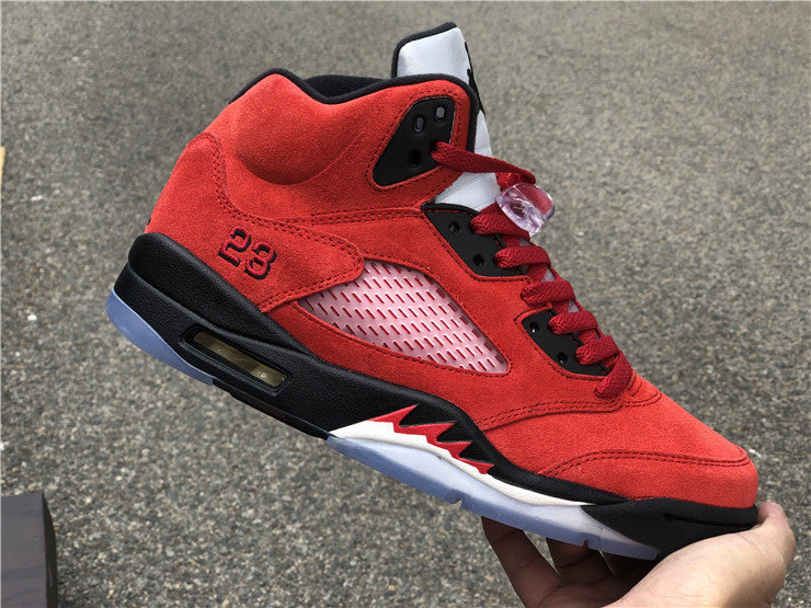 Nike Air Jordan 5 Retro Raging Bulls Red Sneakers