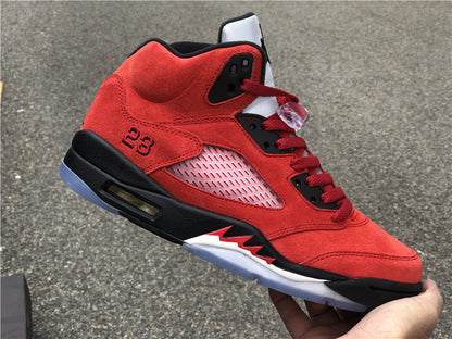 Nike Air Jordan 5 Retro Raging Bulls Red Sneakers