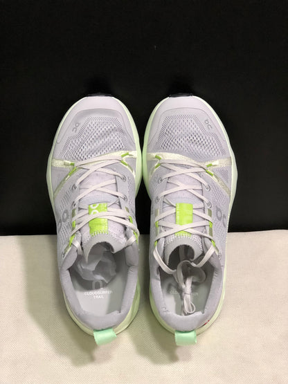 On Running Cloudsurfer Trail Waterproof Comfortable And Breathable Running Shoes Frost/Lima
