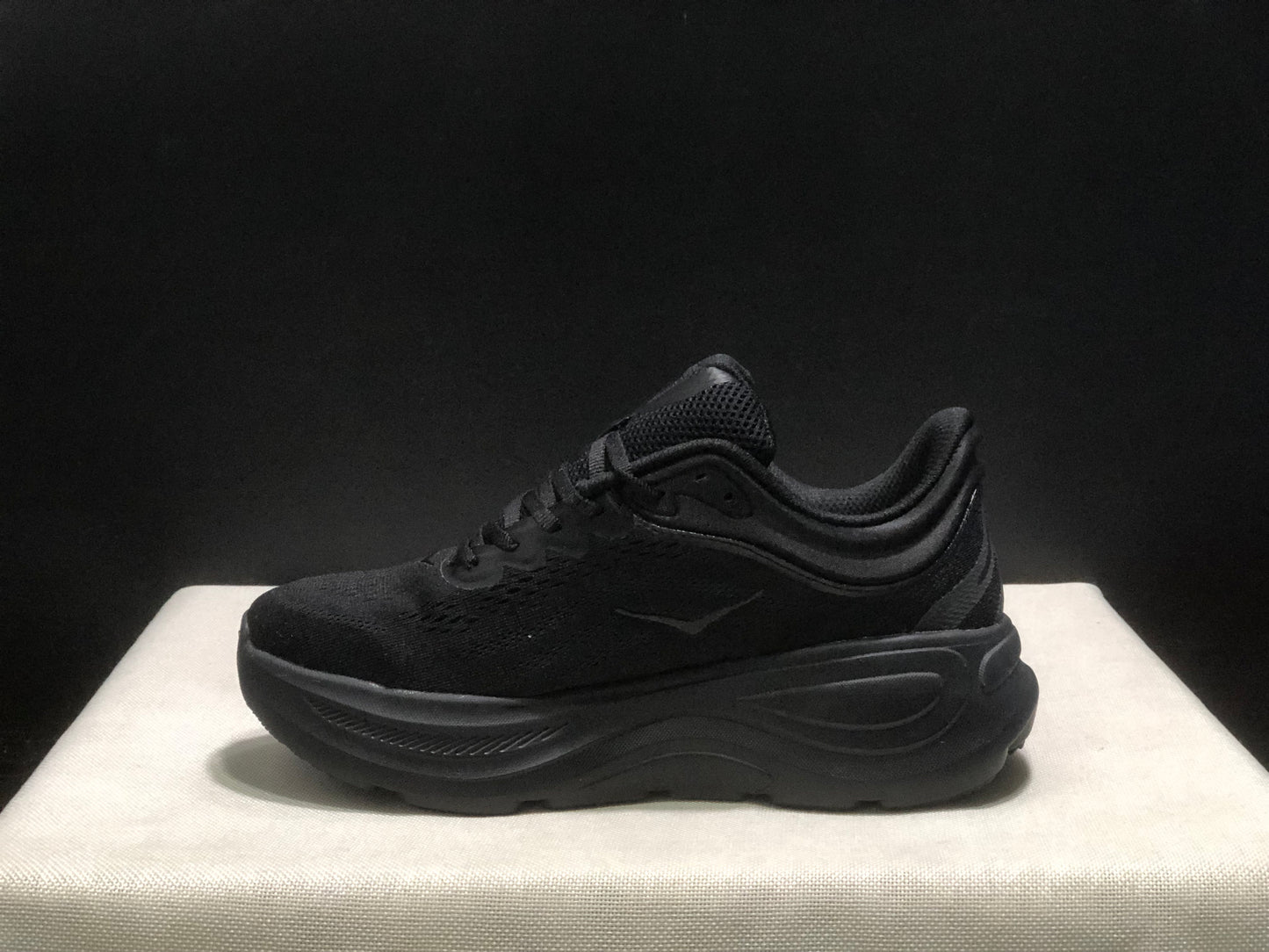 Hoka One One Bondi 9 Comfortable Low-top Running Shoes Sneakers Black
