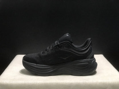 Hoka One One Bondi 9 Comfortable Low-top Running Shoes Sneakers Black
