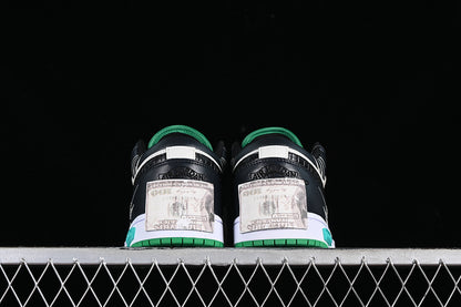 Nike Air Jordan 1 Low Cny Black Lucky Green White Sneakers