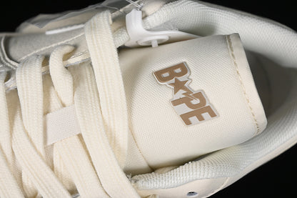 Nike Air Jordan 1 Low BAPE Coconut Milk Ash Sneakers