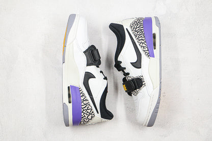 Nike Air Jordan Legacy 312 Low GS Lakers White Black Sneakers