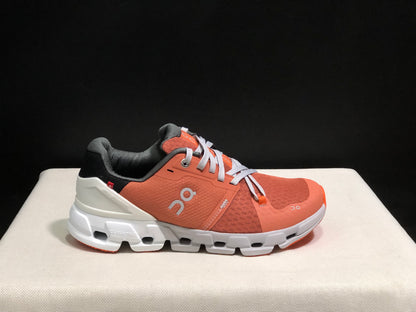 On Running Cloudflow 4 Shock-Absorbing And Wear-Resistant Running Shoes Ginger/White