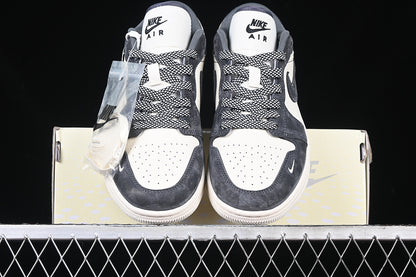 Nike Air Jordan 1 Retro Low Grey White Sneakers