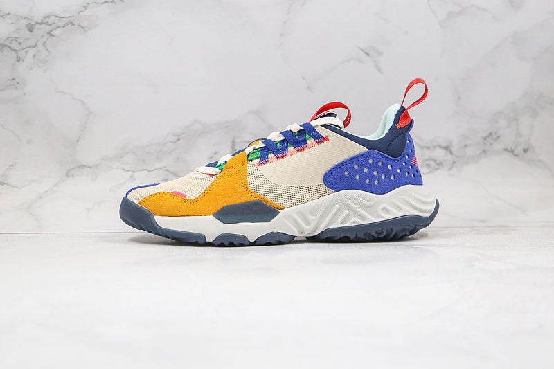 Nike Air Jordan Delta Low Beige Blue Multicolour Sneakers