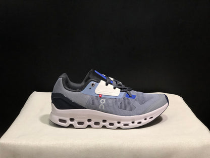 On Running Cloudstratus Breathable Support Running Shoes Wolf Grey