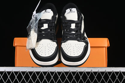 Nike Air Jordan 1 Louis Vuitton Travis Scott Fragment Design OG SP Black White Sneakers