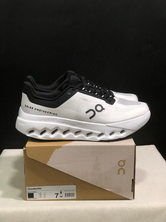 On Running Cloudsurfer Next Casual Running Shoes Black/White