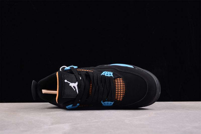 Nike Air Jordan 4 Retro Blue Black Sneakers