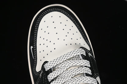 Nike Air Jordan 1 Low Travis Scott Fragment Design White Black Sneakers