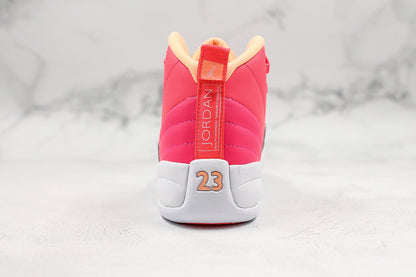 Nike Air Jordan 12 Retro Sunrise GS Hot Punch Multicolor Sneakers