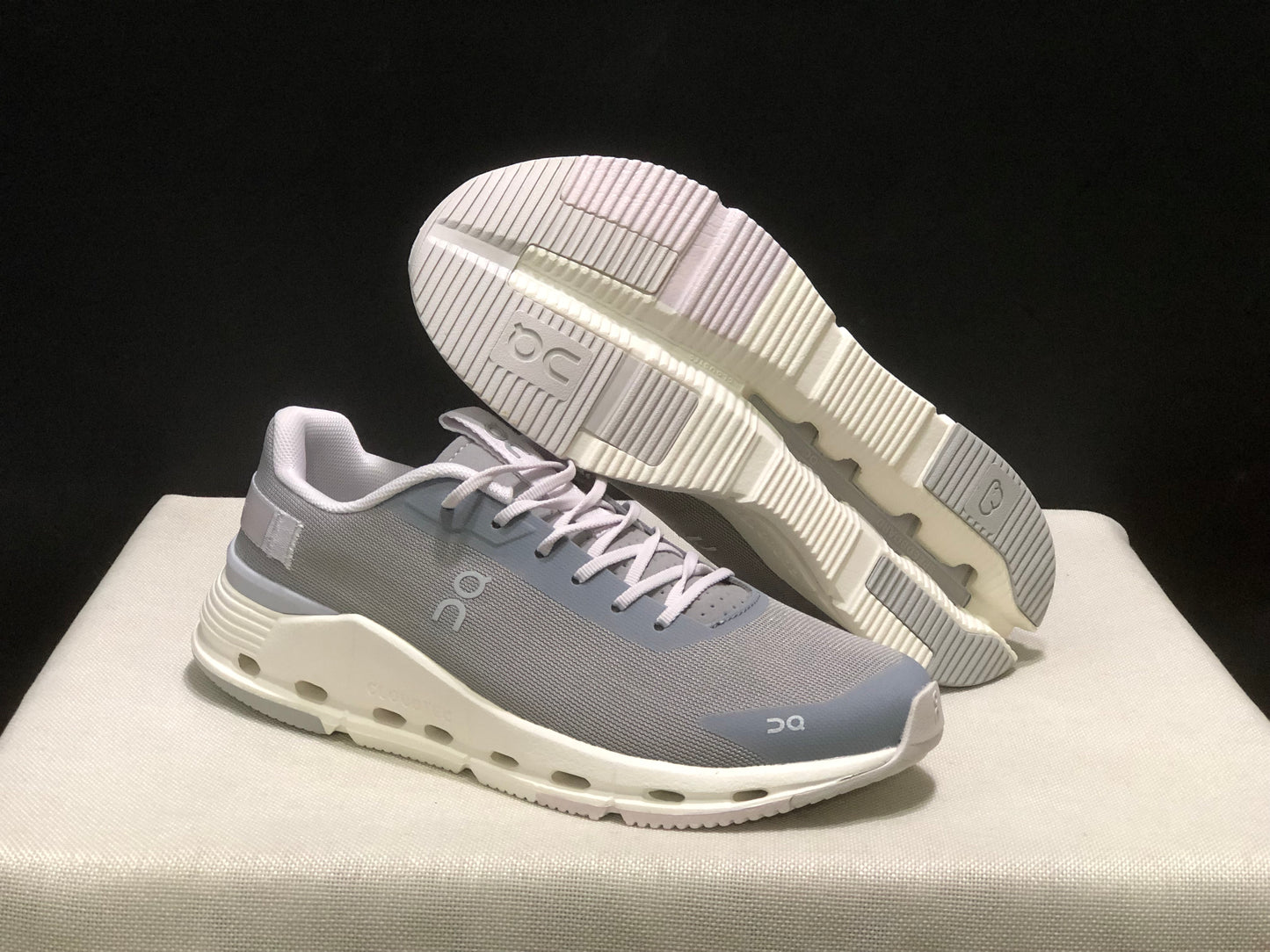 On Running Cloudnova Form 2 Fashionable Casual Running Shoes Fog Grey/Lavender