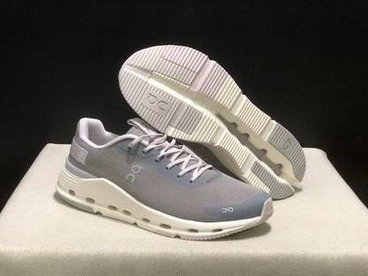 On Running Cloudnova Form 2 Fashionable Casual Running Shoes Fog Grey/Lavender