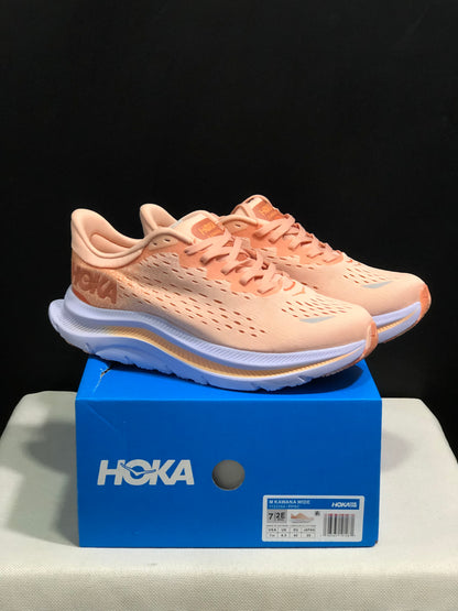Hoka One One Kawana Cushioning Comfortable Gym Running Shoes Sneakers Light Orange