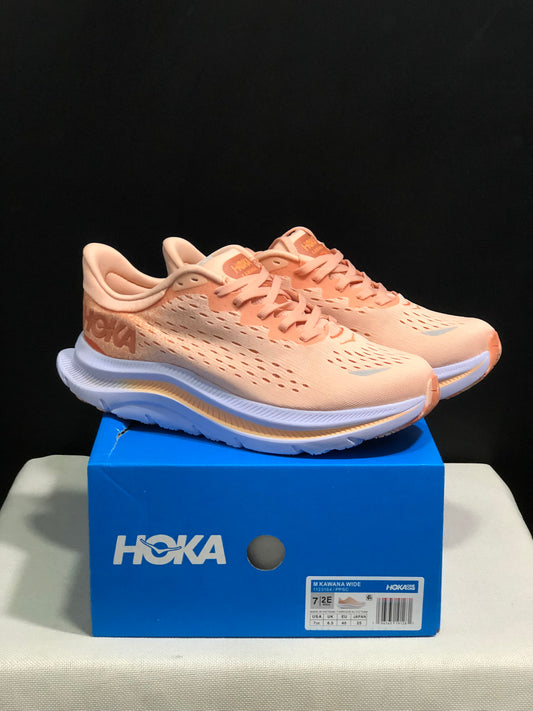 Hoka One One Kawana Cushioning Comfortable Gym Running Shoes Sneakers Light Orange