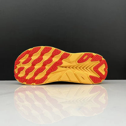 Hoka One One Clifton 8 Fashion Shoes Shock-absorbing Sneakers Blue/Orange