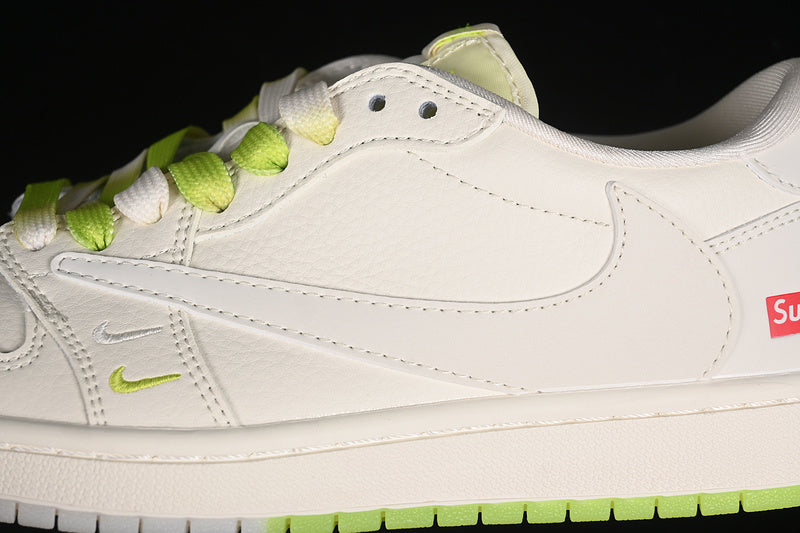 Nike Air Jordan 1 Low Travis Scott Fragment Design Supreme OG SP Off White Green Sneakers