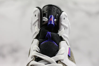 Nike Air Jordan 6 Retro Flight Nostalgia White Gray Sneakers