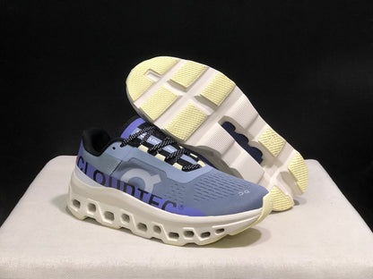 On Running Cloudmonster CNY Shock-Absorbing And Anti-Slip Sports Shoes Year Of The Dragon Special Edition Mist/Blueberry