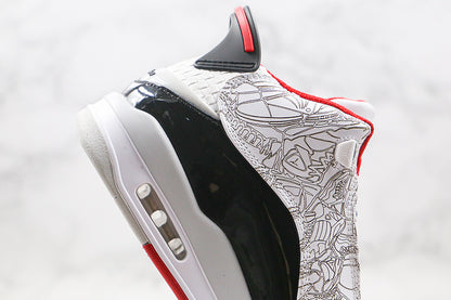 Nike Air Jordan Dub Zero White True Red Black Sneakers