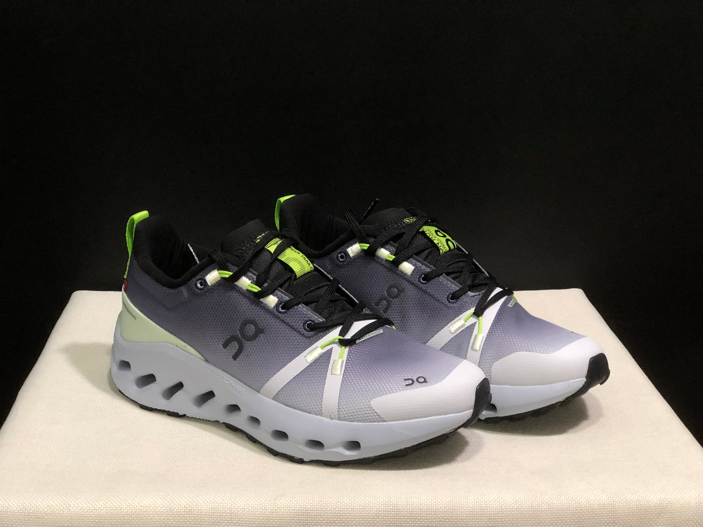 On Running Cloudsurfer Trail Waterproof Comfortable And Breathable Running Shoes Grey/Heather