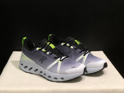 On Running Cloudsurfer Trail Waterproof Comfortable And Breathable Running Shoes Grey/Heather