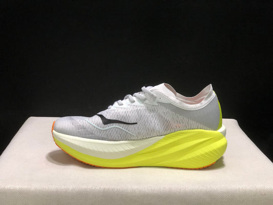 Hoka One One Mach X 2 Low-top Running Shoes Sneakers White/Gold
