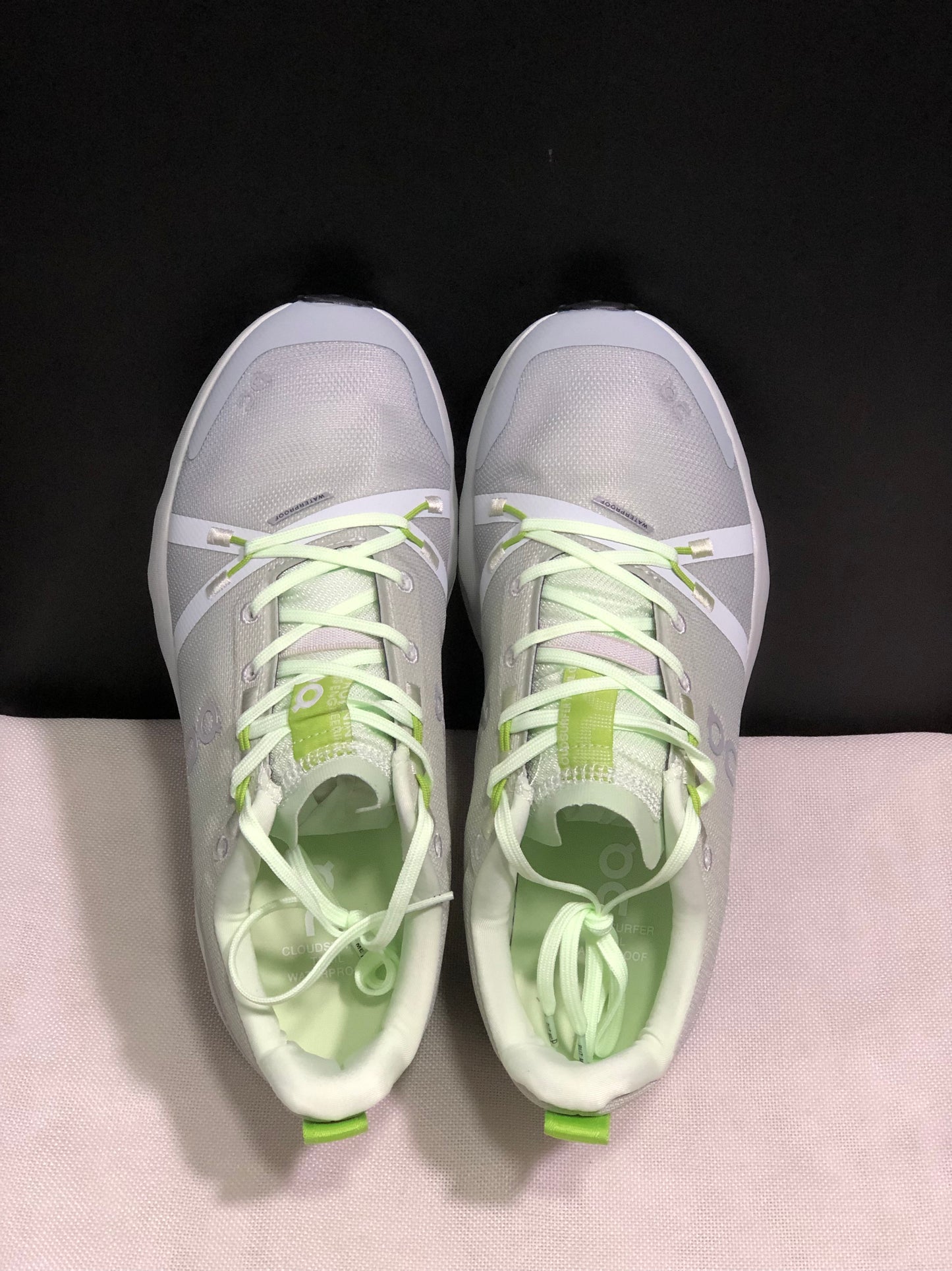 On Running Cloudsurfer Trail Waterproof Comfortable And Breathable Running Shoes Lima/Mineral
