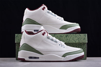 Nike Air Jordan 3 Retro Year Of The Dragon Red Green White Sneakers